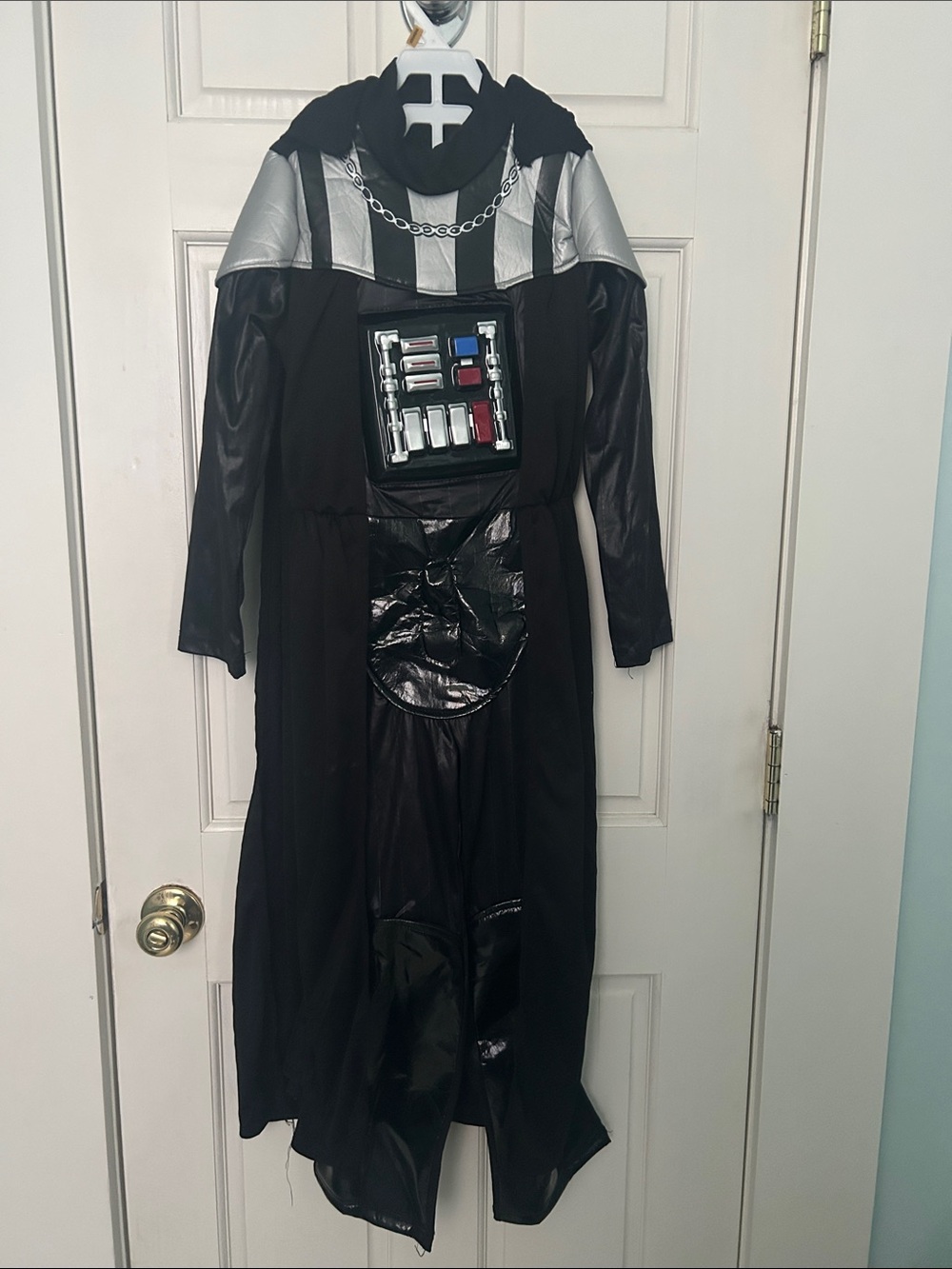 Disney Star Wars  Darth Vader Costume with Silver Accents